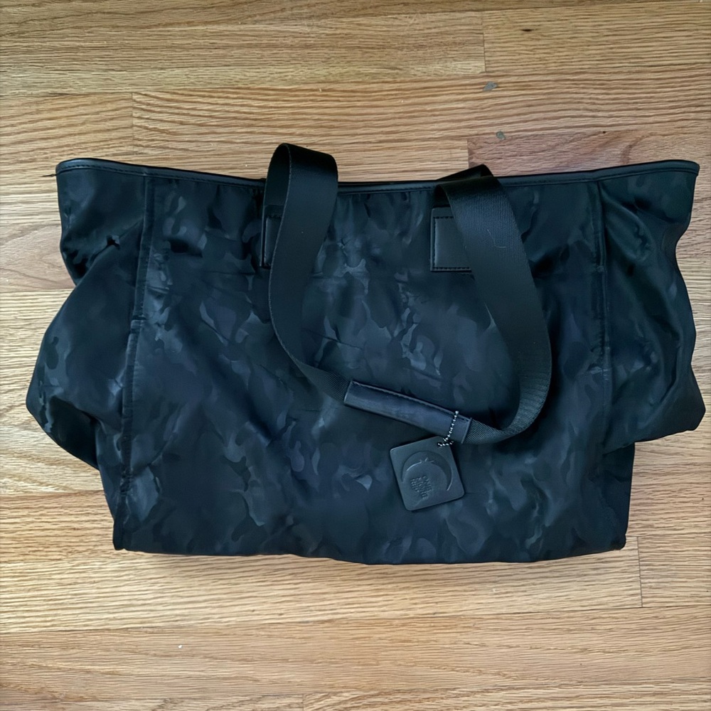 Black Camouflage Tote Bag